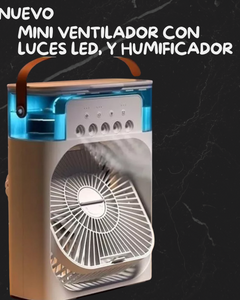 VENTILADOR PORTATIL HUMIDIFICADOR